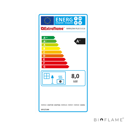 Salamandra a Pellets Canalizável Nordica Extraflame Marilena Plus
