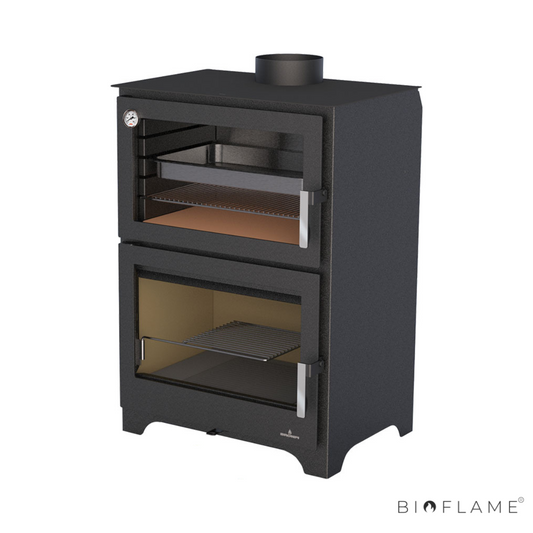 Salamandra a Lenha Bronpi Murano com Forno