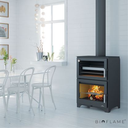 Salamandra a Lenha Bronpi Murano com Forno
