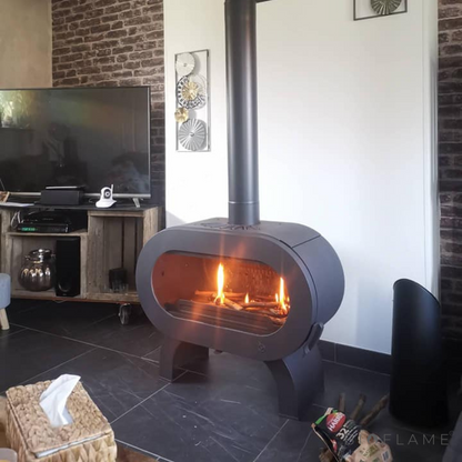 Salamandra a Lenha em Ferro Fundido Invicta Fifty Arco