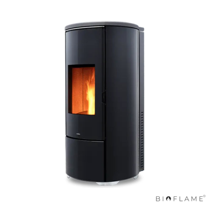 SALAMANDRA A PELLETS PARA AQUECIMENTO CENTRAL - NOBIS SHAPE GLASS H10 / H12
