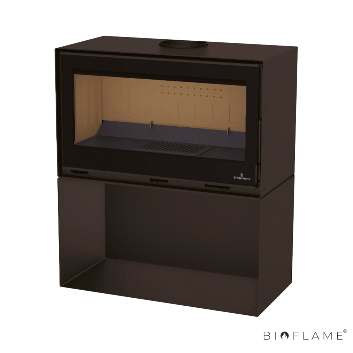 Salamandra a Lenha Bronpi Cairo 90 Box