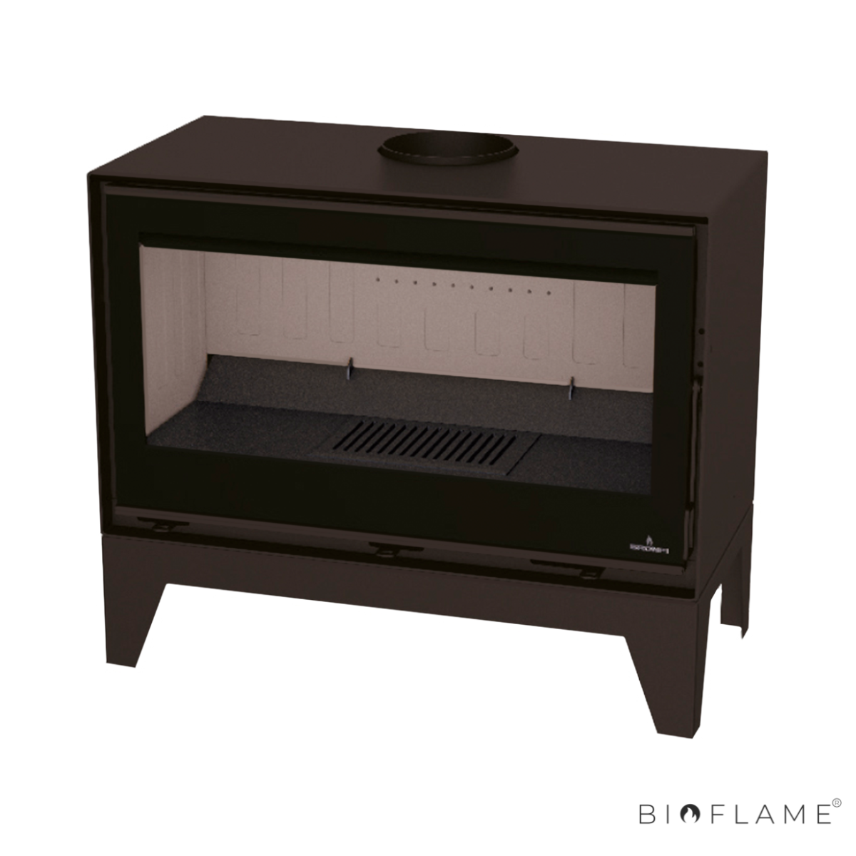 Salamandra a Lenha Bronpi Cairo 90 Box