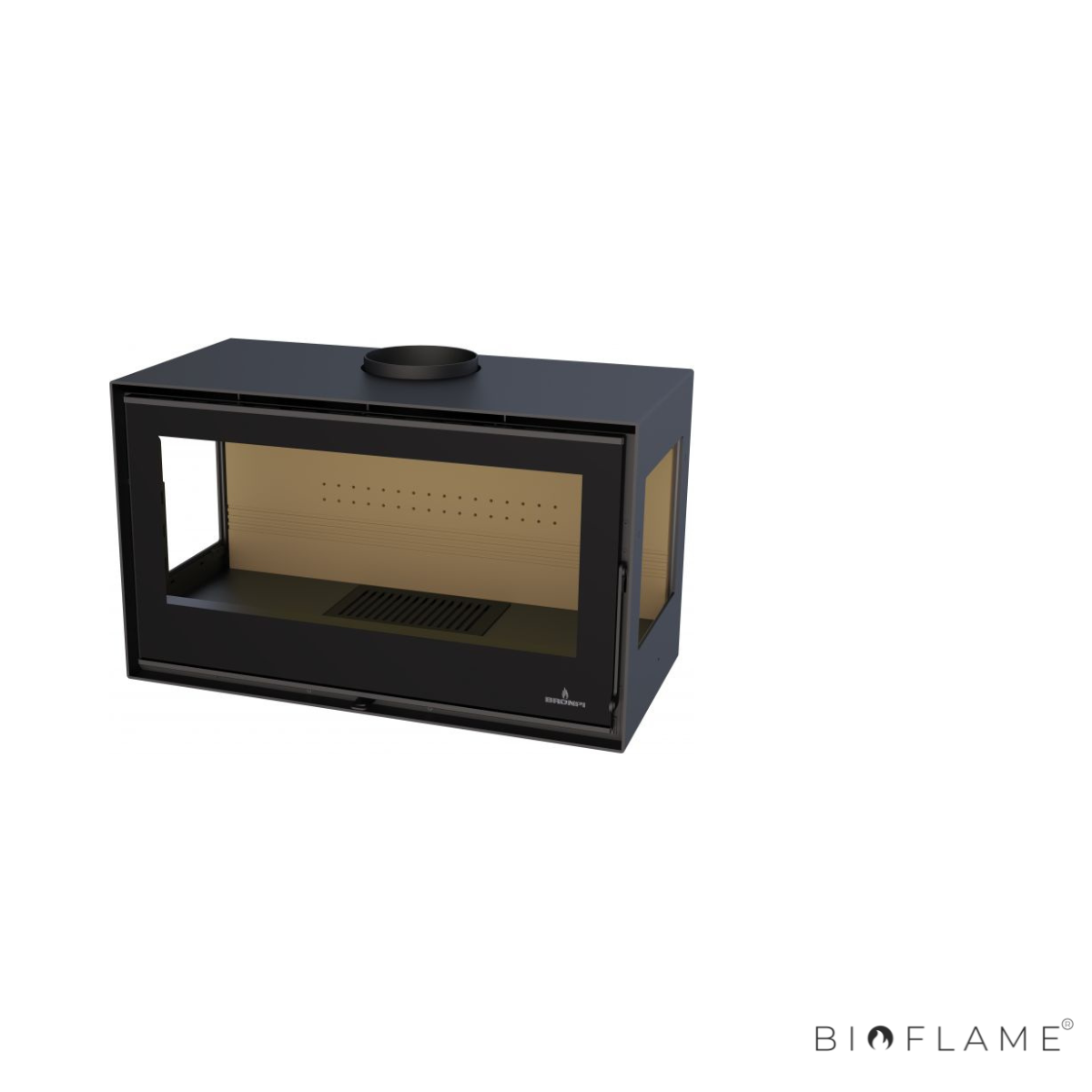 Salamandra a Lenha com Ventilação Bronpi Bimba 70 3C