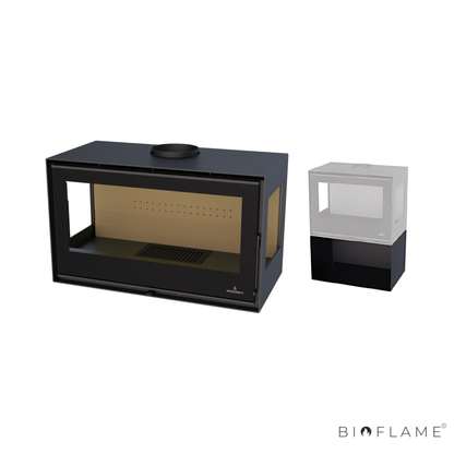 Salamandra a Lenha com Ventilação Bronpi Bimba 90 3C