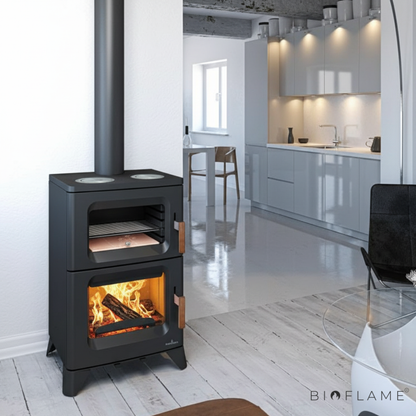Salamandra a Lenha Bronpi Hilton com Forno