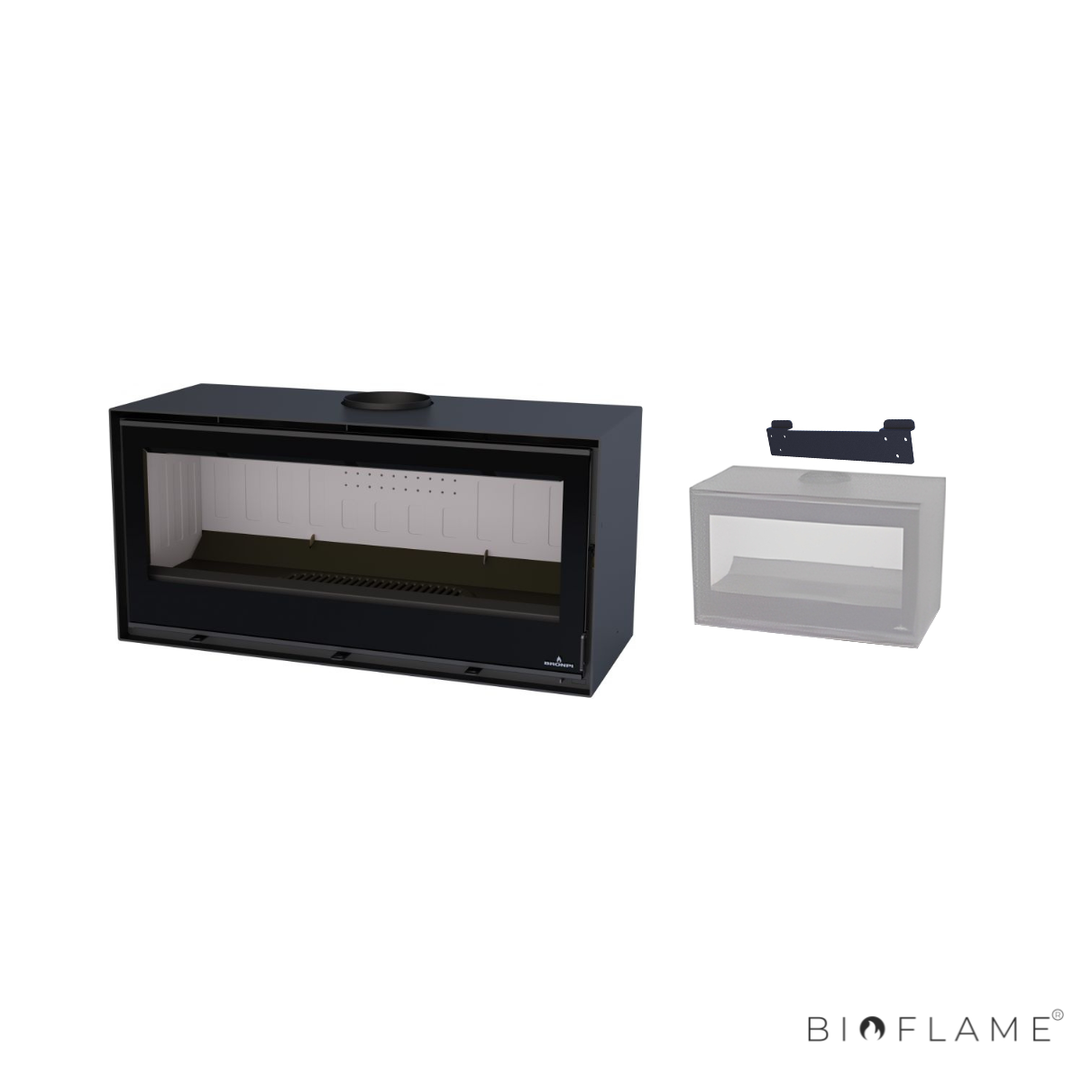 Salamandra a Lenha Bronpi Cairo 110 Box