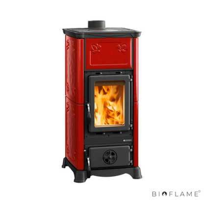 Salamandra a Lenha em Ferro Fundido Nordica Extraflame Emiliana