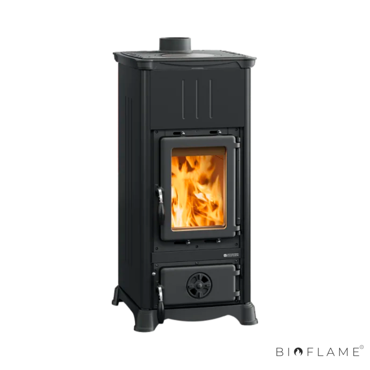 Salamandra a Lenha em Ferro Fundido Nordica Extraflame Emiliana
