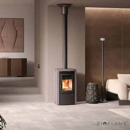 Salamandra a Lenha em Ferro Fundido Nordica Extraflame Ester