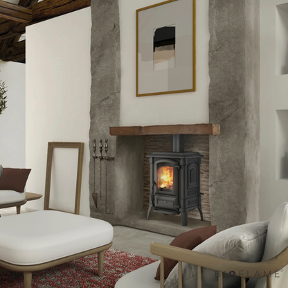 Salamandra a Lenha em Ferro Fundido Nordica Extraflame Giulietta X