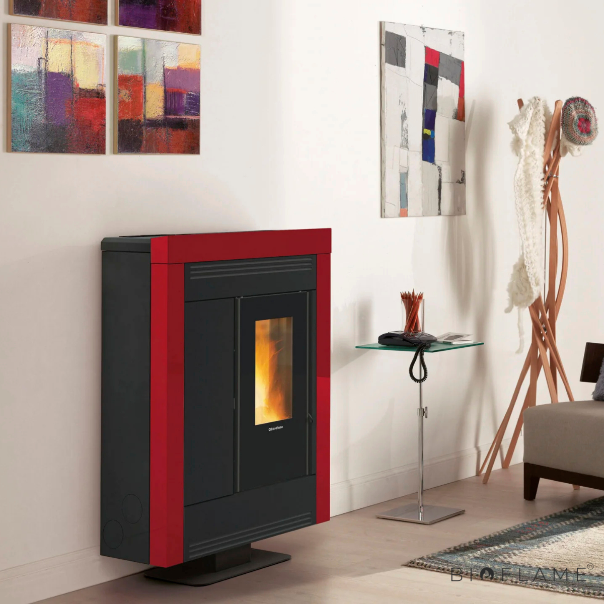 Salamandra a Pellets Canalizável Nordica Extraflame Souvenir Steel EVO