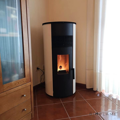 Salamandra a Pellets Canalizável Solzaima Amazon 9 kW