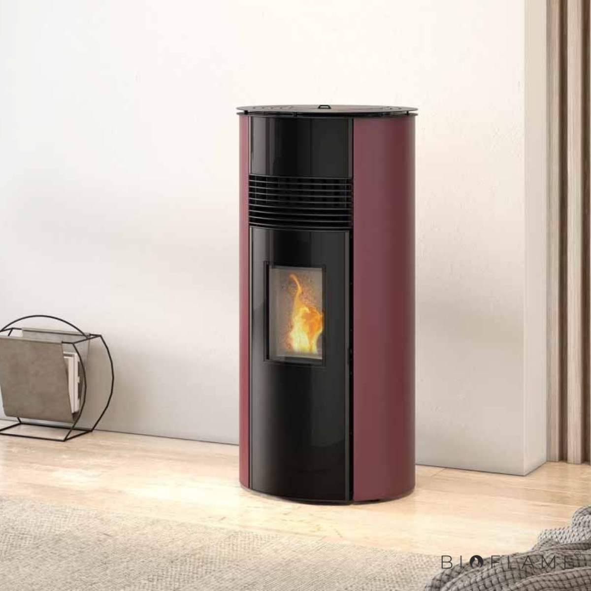 Salamandra a Pellets Canalizável Solzaima Amazon 9 kW