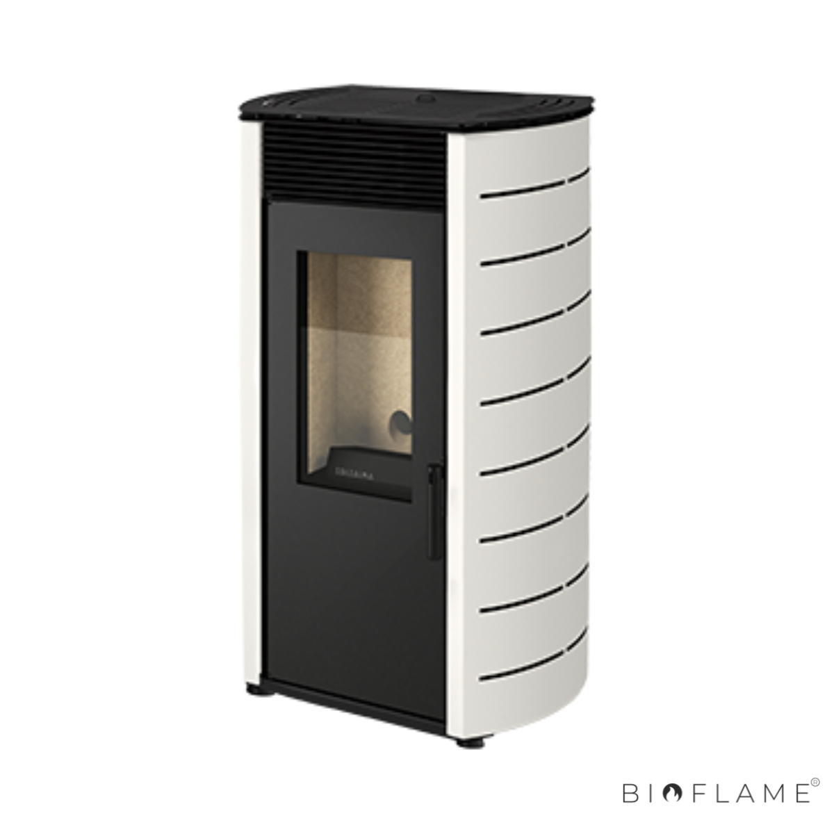 Salamandra a Pellets Canalizável Solzaima K2 Collection 12 kW