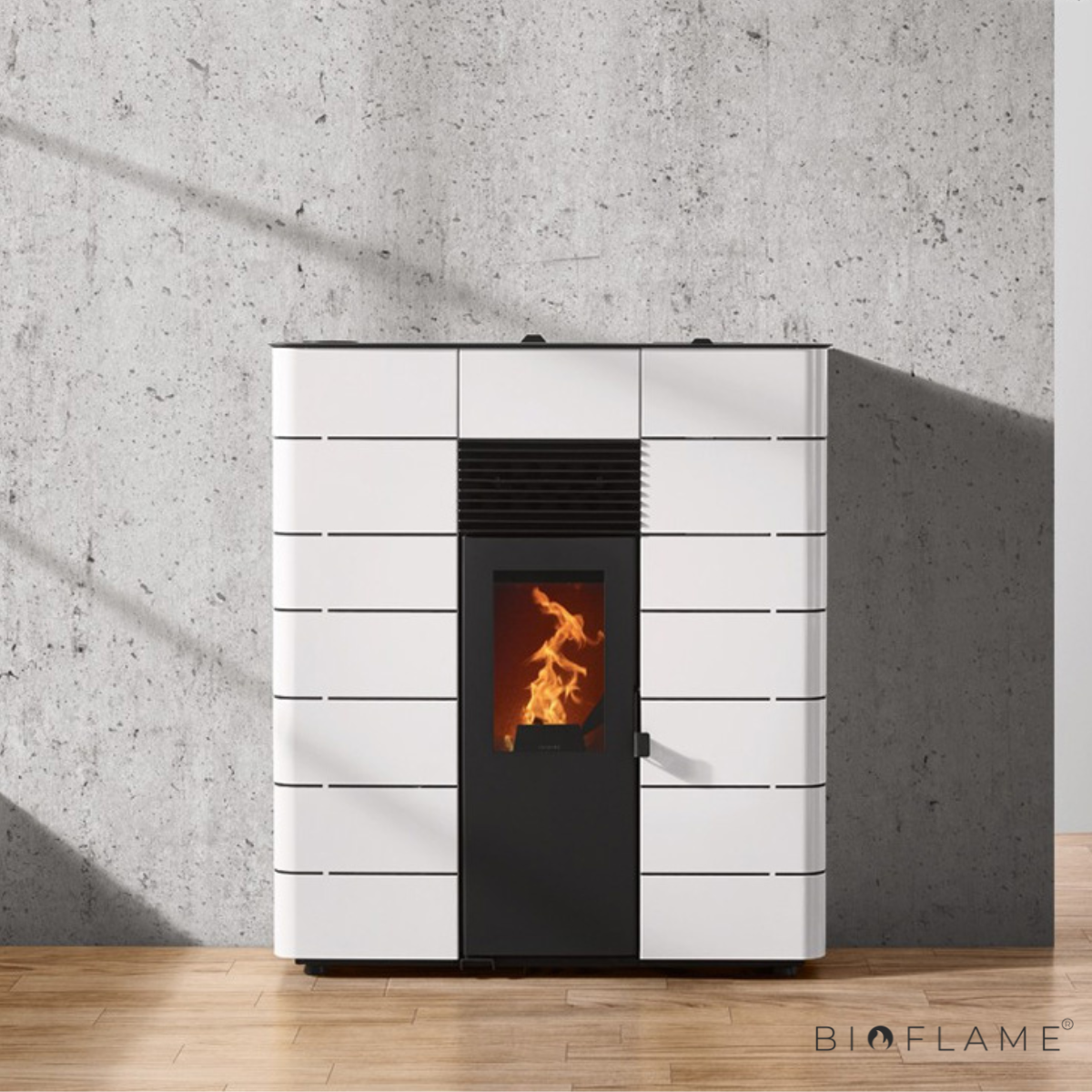 Salamandra a Pellets Canalizável Solzaima Nevada 8 kW