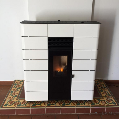 Salamandra a Pellets Canalizável Solzaima Nevada 8 kW