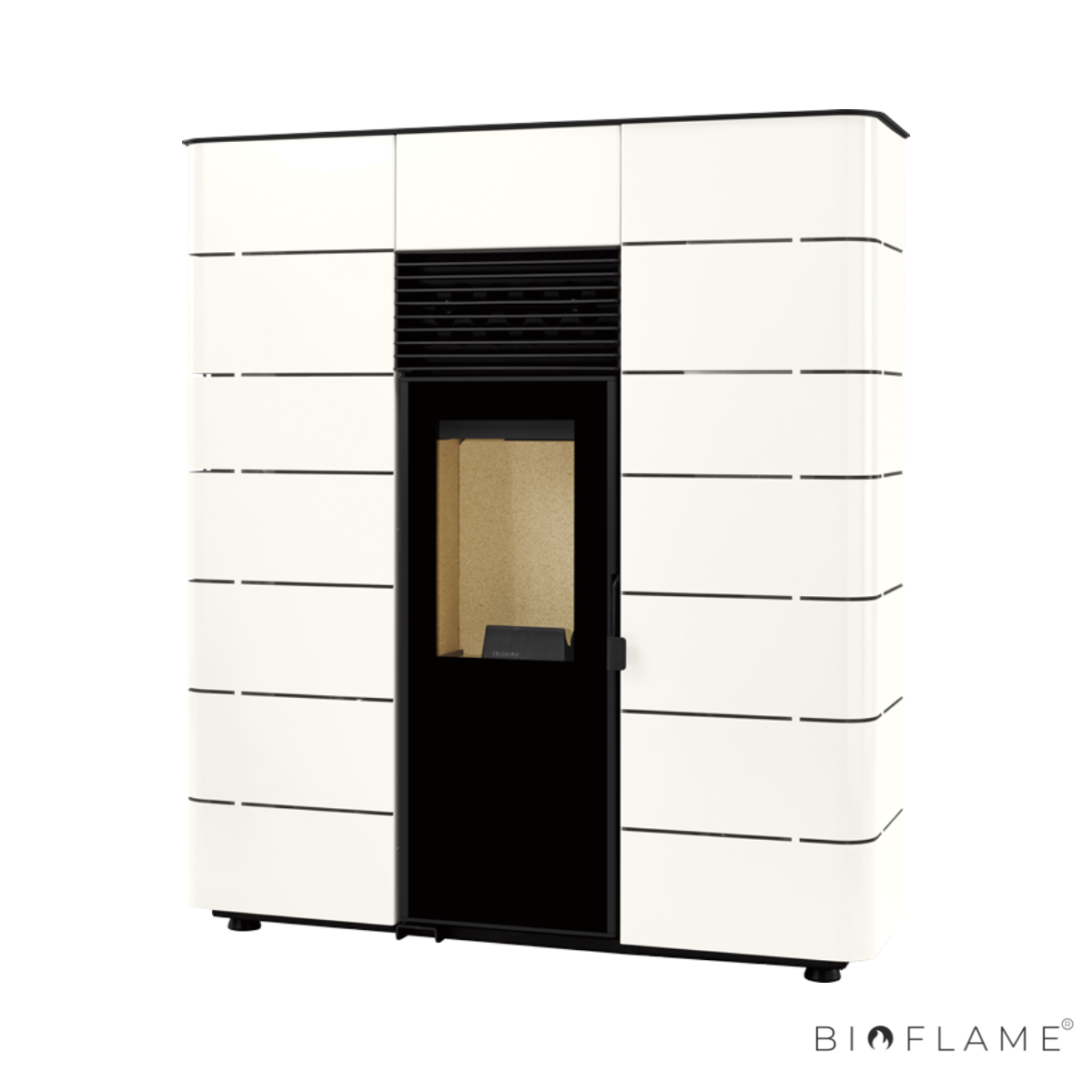 Salamandra a Pellets Canalizável Solzaima Nevada 8 kW